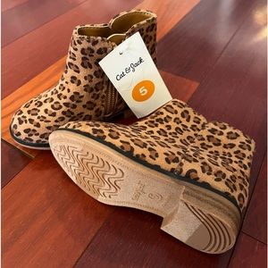 Girls leopard ankle Boots🐆